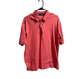Polo‎ Ralph Lauren Men's Coral Classic Fit Short Sleeve Polo Shirt LT GL